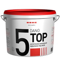 Шпатлевка финишная "DANO TOP 5" 16,5кг (10л)