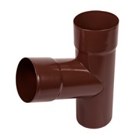 Тройник водосточной трубы 80/45мм "МUROL" коричневый